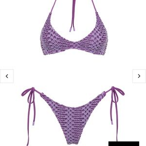 NWOT Triangl Cora - Monty Swimsuit Bikini | Purple | Size Small Medium